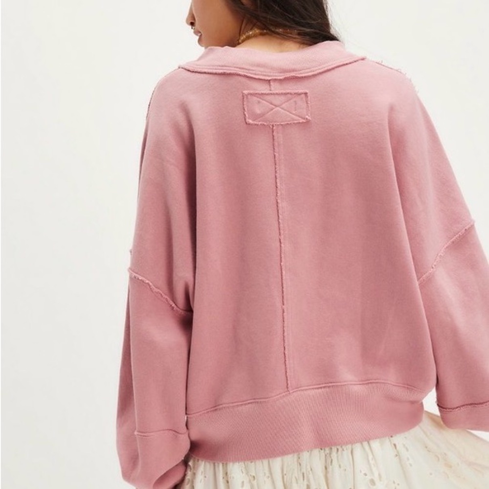 Free People we The Free Hi-Lo Pullover - Picture 1 of 5